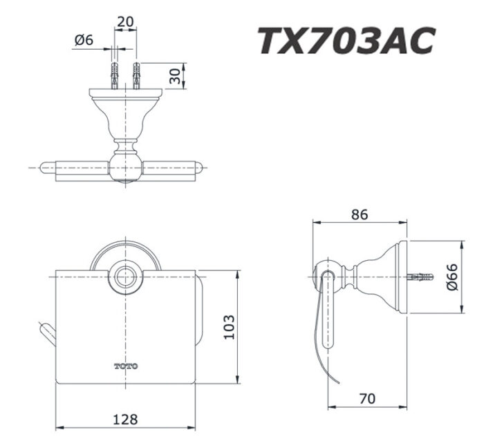 ban ve ki thuat lo giay toto tx703ac