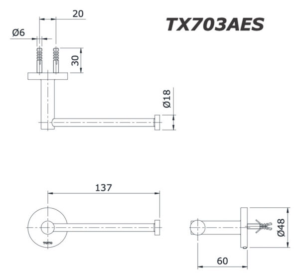 ban ve ki thuat lo giay toto tx703aes
