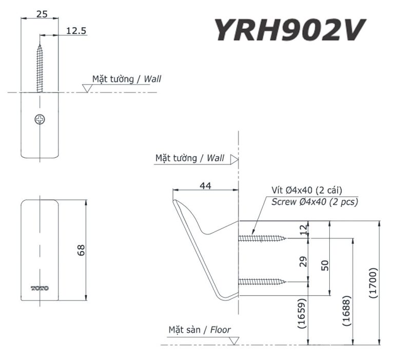 ban ve ki thuat moc ao toto yrh902v