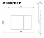 ban ve ki thuat nap day nut nhan xa bon cau toto mb007dcp ma chrome bong