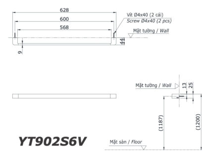 ban ve ki thuat thanh vat khan toto yt902s6v