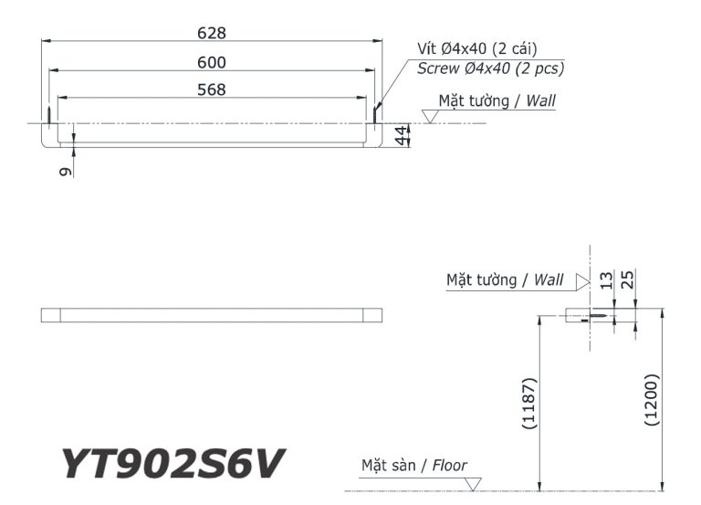 ban ve ki thuat thanh vat khan toto yt902s6v