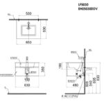 ban ve ki thuat tu chau lavabo caesar lf5030 eh05030ddv
