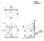 ban ve ki thuat tu chau lavabo caesar lf5036 eh05036av