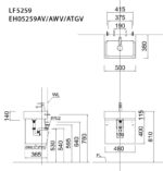 ban ve ki thuat tu chau lavabo caesar lf5259 eh05259atgv eh05259awv eh05259av