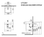 ban ve ki thuat tu chau lavabo caesar lf5261 eh05261av eh05261awv eh05261atgv
