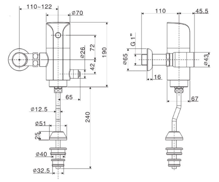 ban ve ki thuat van xa tieu nam american standard wf 8833 cam ung pin