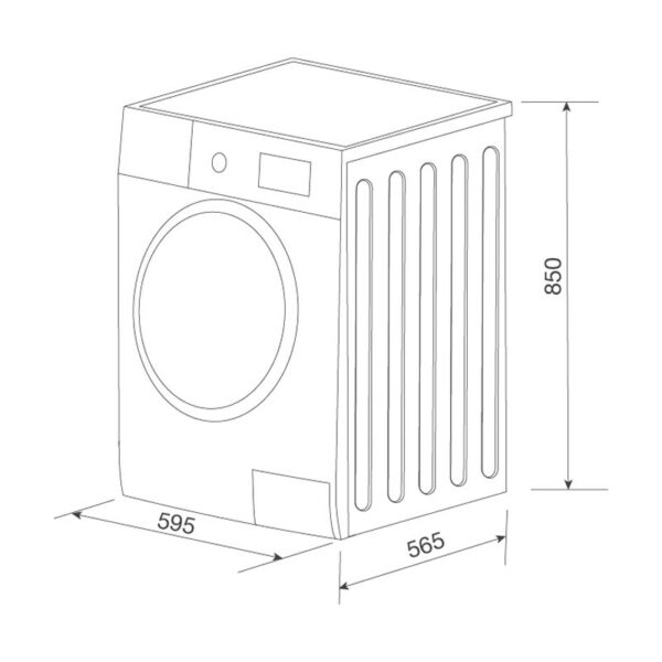 ban ve kich thuoc May giat quan ao MALLOCA MWM 09SIL