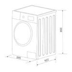 ban ve kich thuoc May giat quan ao MALLOCA MWM C1903E