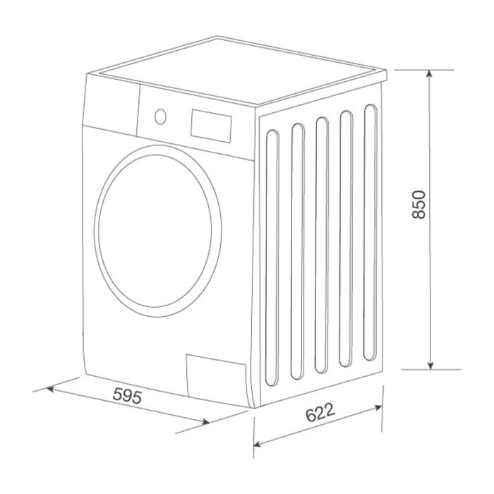 ban ve kich thuoc May giat quan ao MALLOCA MWM C1903E