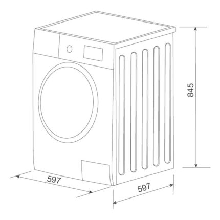 ban ve kich thuoc May giat quan ao MALLOCA MWM T1510BL