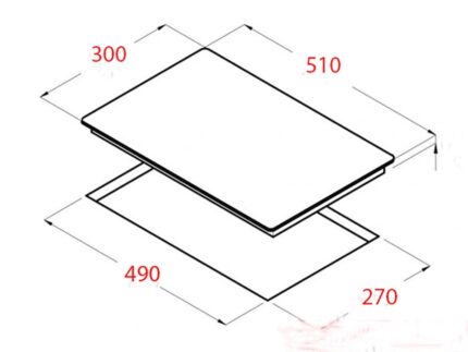 ban ve kich thuoc bep hong ngoai don canzy cz 817