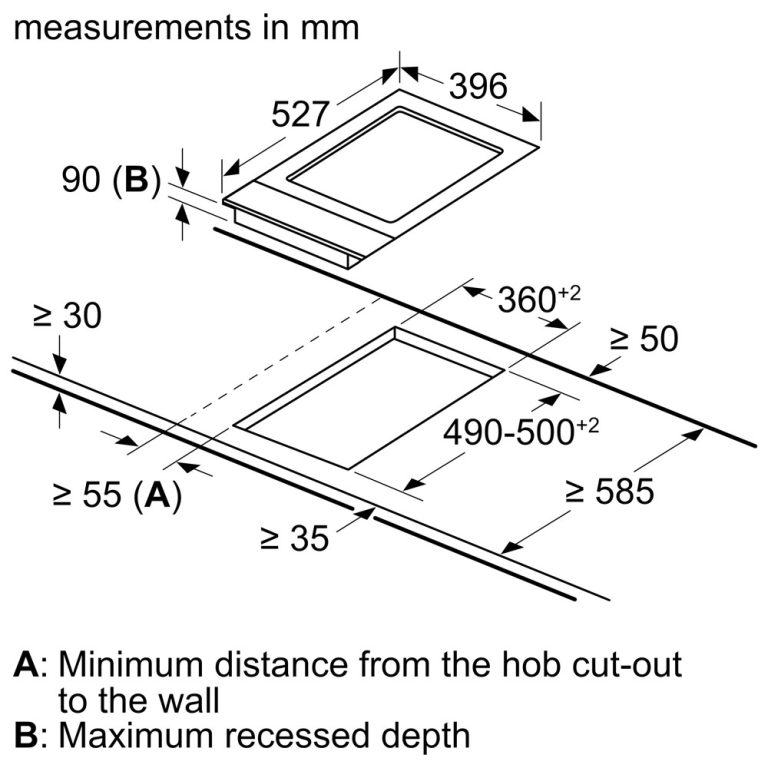 ban ve kich thuoc bep nuong bosch pky475fb1e domino serie 6 4