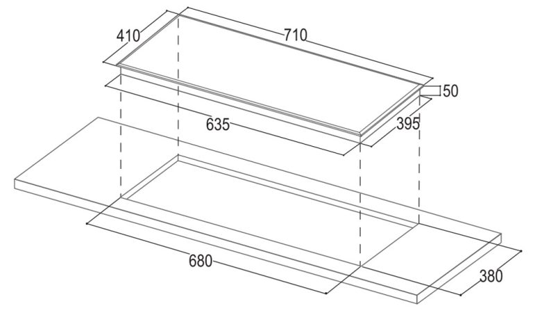 ban ve kich thuoc bep tu doi bauer be 369sa