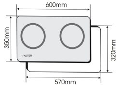 ban ve kich thuoc bep tu doi faster fs 600i
