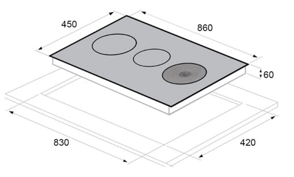 ban ve kich thuoc bep tu ket hop hong ngoai ba eurosun eu te388max