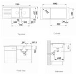 ban ve kich thuoc chau rua bat da blanco lexa 8s rock grey