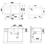 ban ve kich thuoc chau rua bat da blanco pleon 9 anthracite