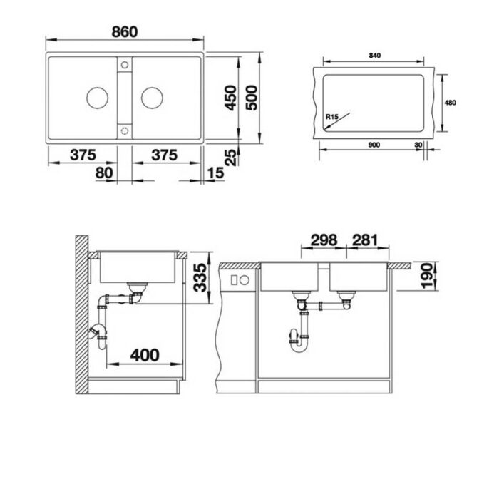 ban ve kich thuoc chau rua bat da blanco zia 9 alu metallic