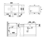 ban ve kich thuoc chau rua bat da blanco zia 9 anthracite