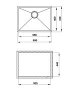 ban ve kich thuoc chau rua bat inox hafele hs19 ssn1s60 56720397