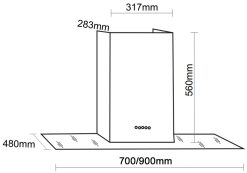 ban ve kich thuoc may hut mui bauer bc 70eb bc 90eb 70cm 90cm chu t 1