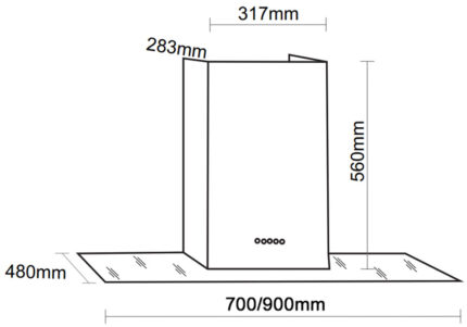 ban ve kich thuoc may hut mui bauer bc 70eb bc 90eb 70cm 90cm chu t 1