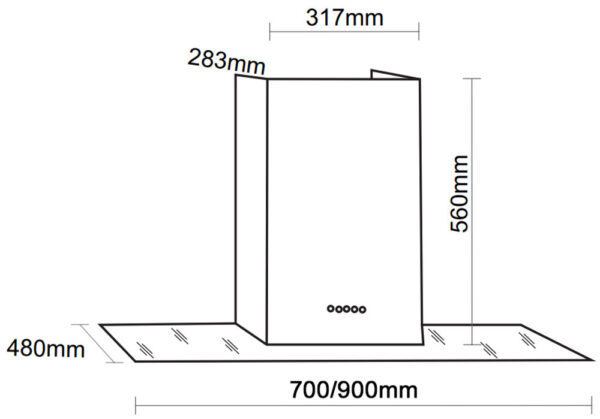 ban ve kich thuoc may hut mui bauer bc 70eb bc 90eb 70cm 90cm chu t 1