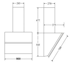 ban ve kich thuoc may hut mui canzy cz 90ea 90cm kinh vat