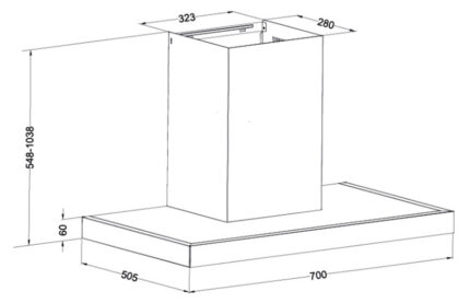 ban ve kich thuoc may hut mui eurosun eh 70af77 eh 90af77 70cm 90cm chu t