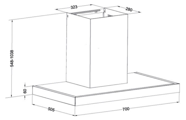 ban ve kich thuoc may hut mui eurosun eh 70af77 eh 90af77 70cm 90cm chu t