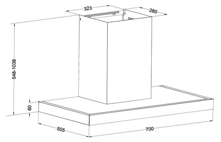 ban ve kich thuoc may hut mui eurosun eh 70af77 eh 90af77 70cm 90cm chu t