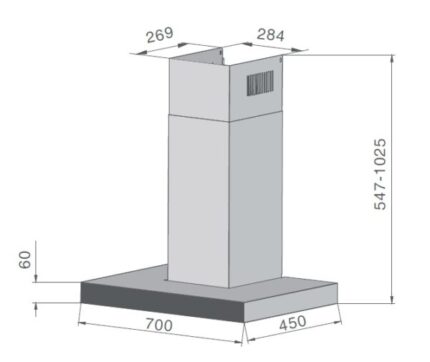 ban ve kich thuoc may hut mui feuer t68i 70 70cm chu t