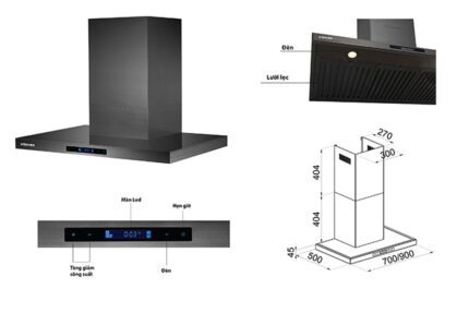 ban ve kich thuoc may hut mui kocher k 225mi 70cm 90cm chu t
