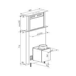 ban ve kich thuoc may hut mui kocher tesla cxw 199dw 90cm am ban