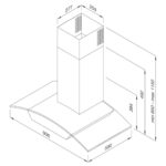 ban ve kich thuoc may hut mui malloca delta k890v 90cm kinh cong