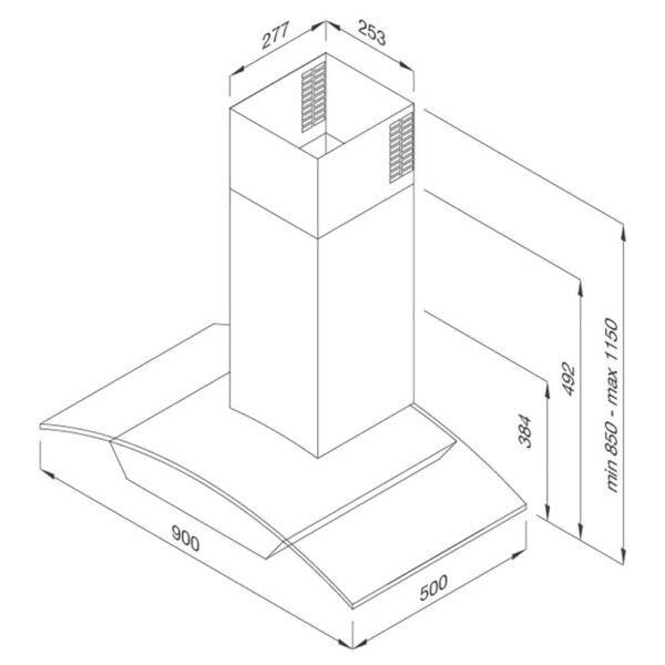 ban ve kich thuoc may hut mui malloca delta k890v 90cm kinh cong