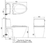 ban ve ky thuat ban cau 1 khoi inax ac 912 vn