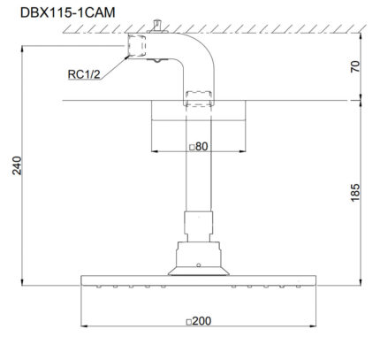 ban ve ky thuat bat sen am tuong toto dbx115 1cam gan tran