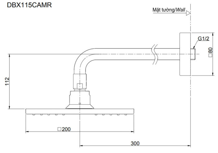 ban ve ky thuat bat sen am tuong toto dbx115camr gan tuong
