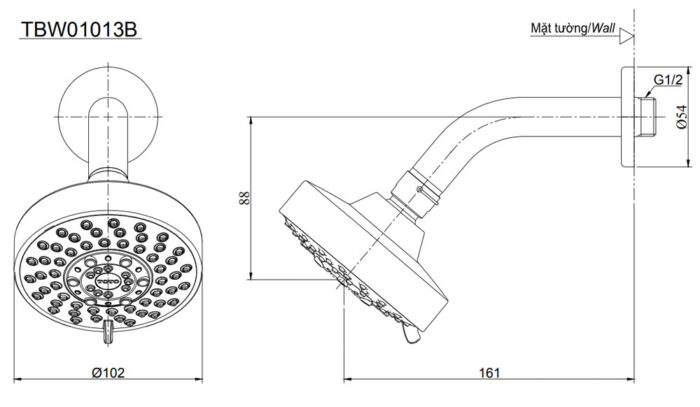 ban ve ky thuat bat sen am tuong toto tbw01012b gan tuong