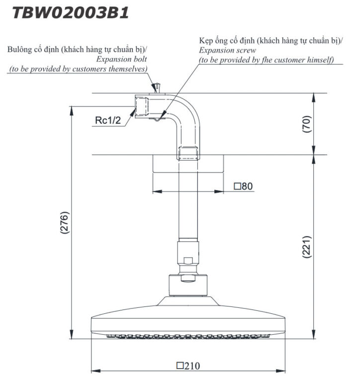ban ve ky thuat bat sen am tuong toto tbw02003b1 gan tran