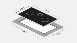 Bản Vẽ Kỹ Thuật Bếp Điện Từ Dandy DA-MIX 731 TS