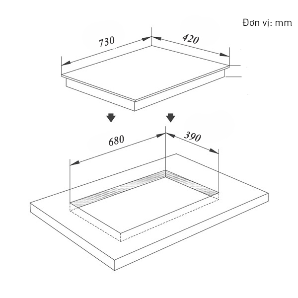 ban ve ky thuat bep dien tu sevilla sv 135 ts