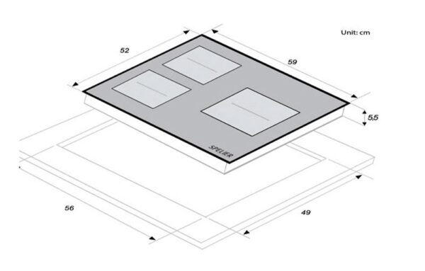 ban ve ky thuat bep tu ba spelier spf 938i