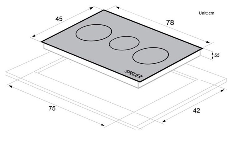 ban ve ky thuat bep tu ba spelier spm 938i