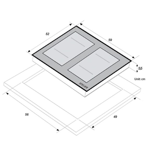 ban ve ky thuat bep tu bon spelier spf 948i