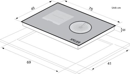 ban ve ky thuat bep tu ket hop hong ngoai doi spelier spe hc928 eg