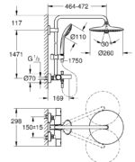ban ve ky thuat bo sen cay euphoria 260 grohe 27475001