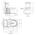 ban ve ky thuat bon cau 1 khoi american standard 2045 wt dong cadet